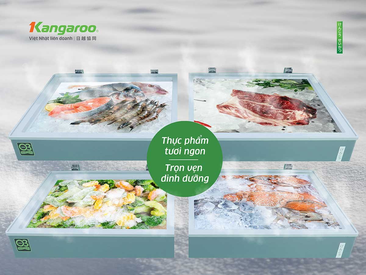 Tủ đông Kangaroo 430 lít KG430G1N - Dàn lạnh bằng nhôm nguyên chất