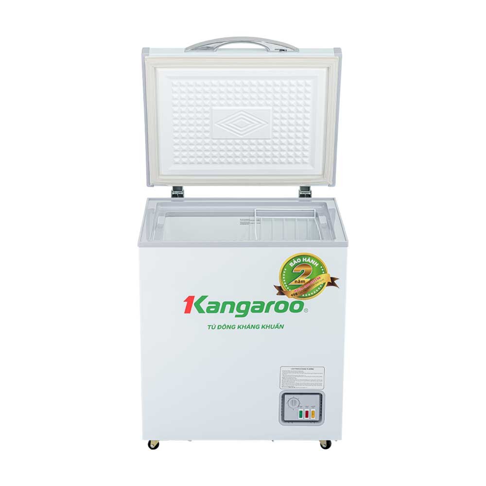 Tủ đông Kangaroo 90 lít dàn đồng KG168NC1 - Công nghệ kháng khuẩn Bạc vô cơ