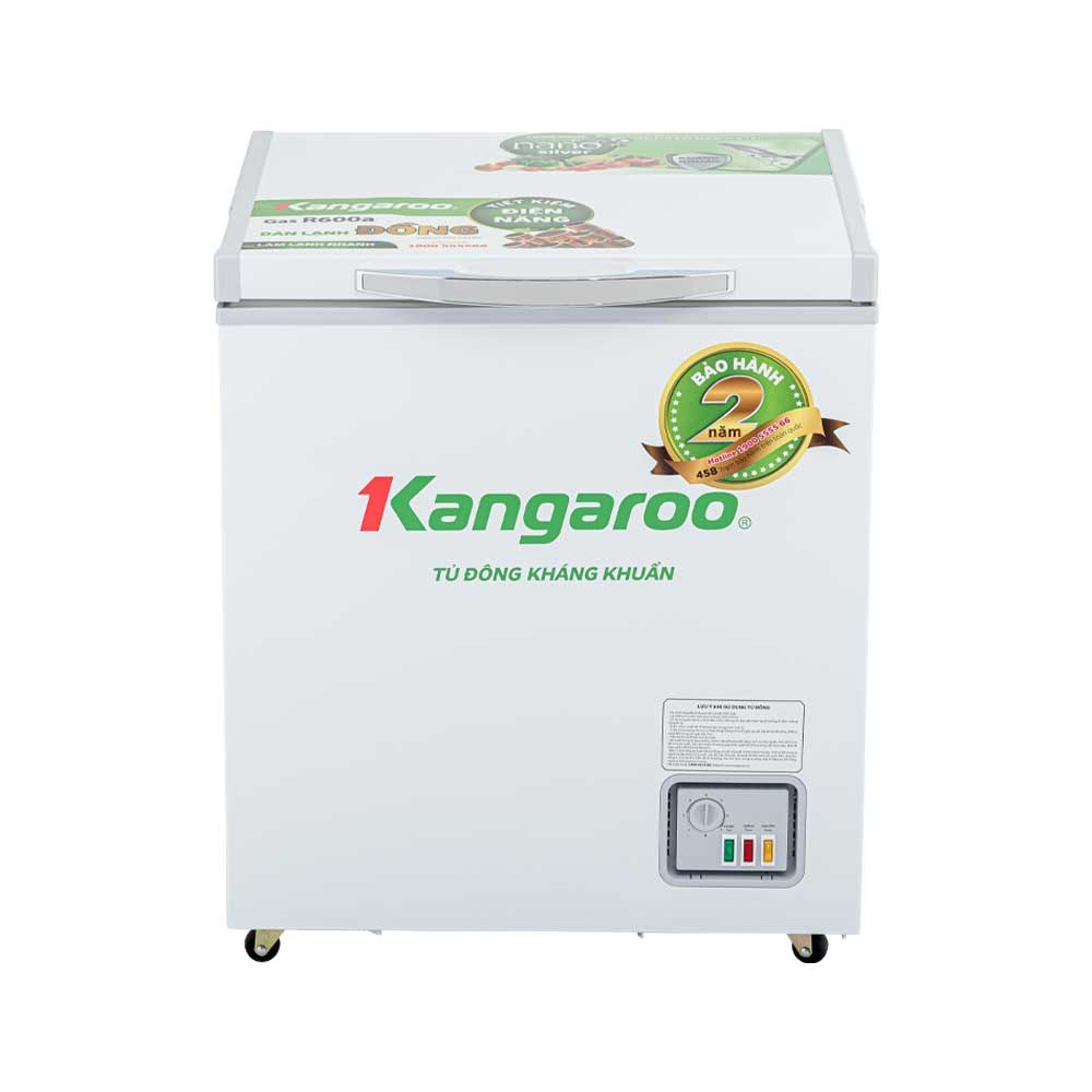 Tủ đông Kangaroo 90 lít dàn đồng KG168NC1 - Dàn lạnh bằng Đồng nguyên chất