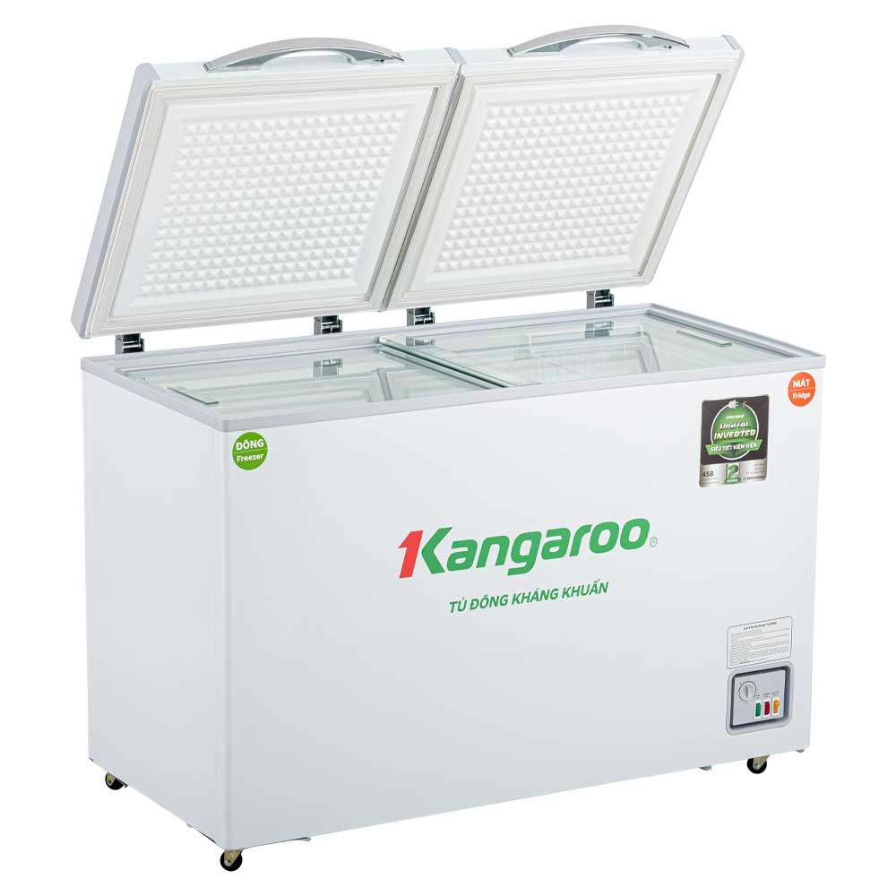 Tủ đông Kangaroo Inverter 252 lít KG400IC2 - Công nghệ kháng khuẩn Bạc vô cơ