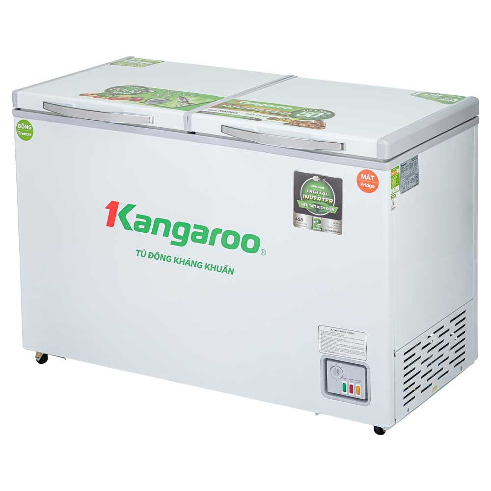 Tủ đông Kangaroo Inverter 252 lít KG400IC2 - Dàn lạnh bằng đồng nguyên chất