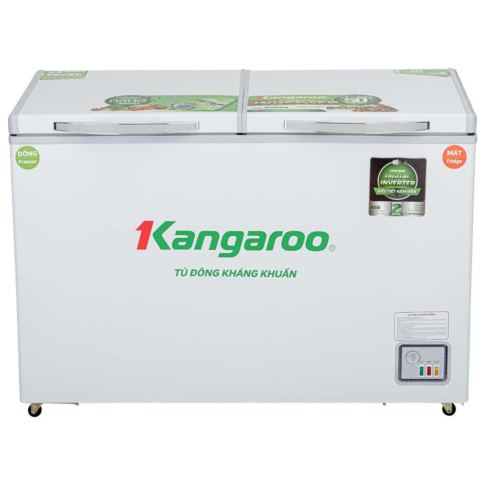 Tủ đông Kangaroo Inverter 252 lít KG400IC2 - Ngăn đông rộng hơn ngăn mát 150%