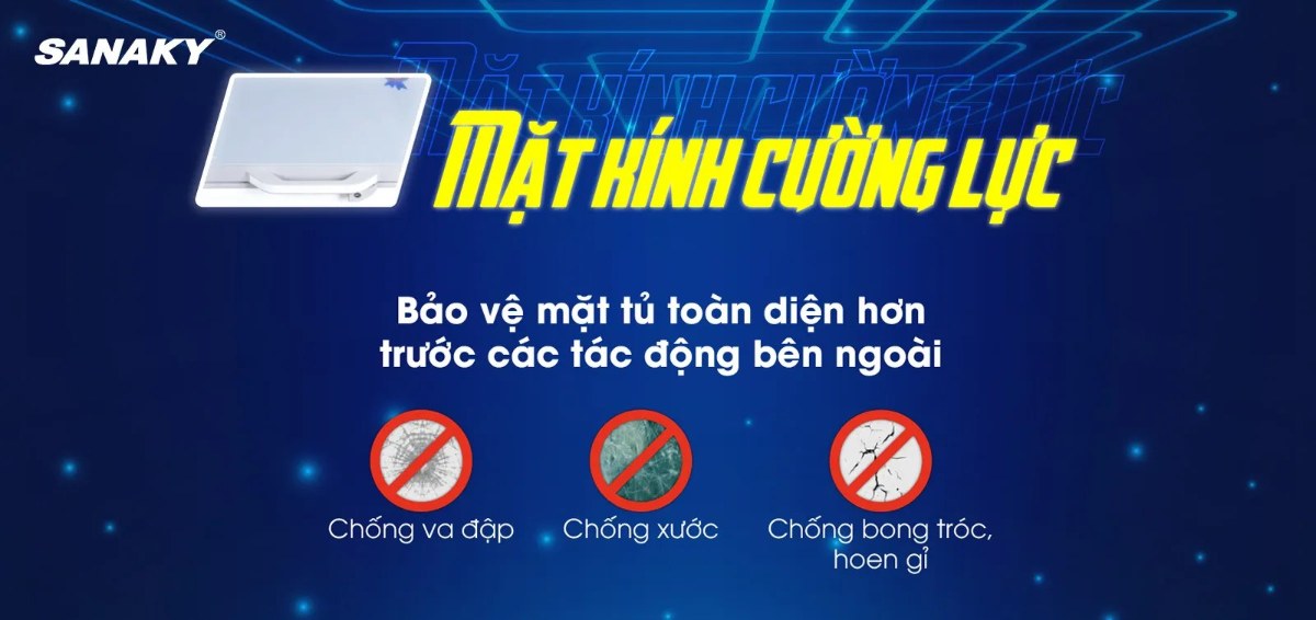 Tủ đông Sanaky 900 lít VH-1199HYK - Tăng tính thẩm mỹ