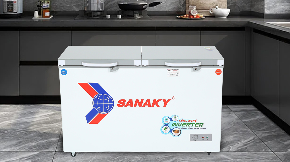 Tủ đông Sanaky Inverter 280 lít TD.VH4099W4K - Thiết kế Tủ đông Sanaky Inverter 280 lít TD.VH4099W4K - Thiết kế