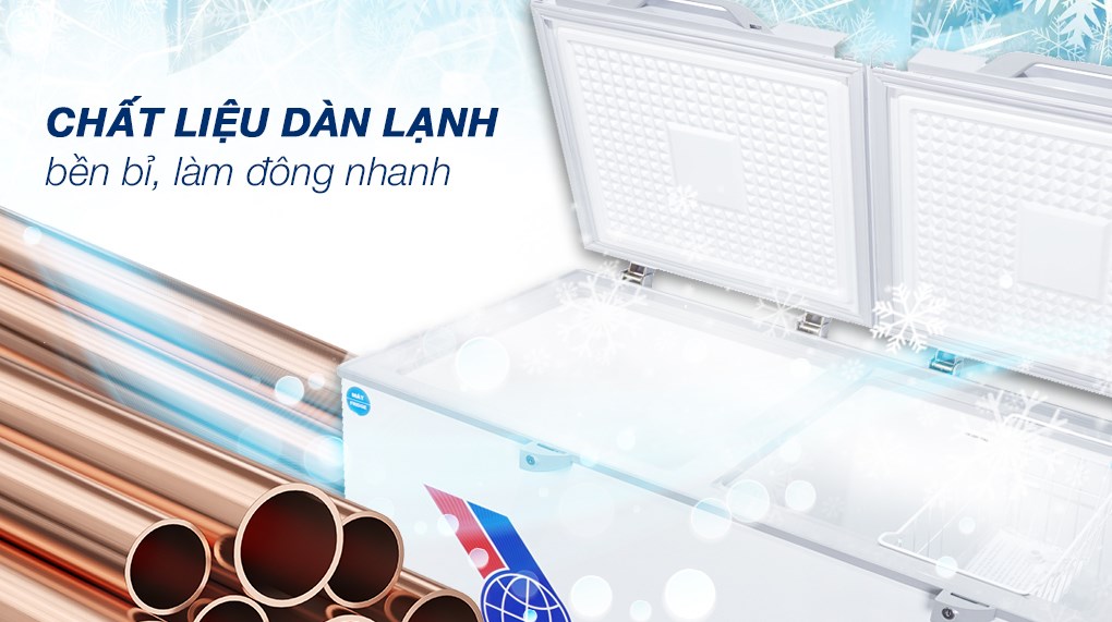 Tủ đông Sanaky Inverter 280 lít TD.VH4099W4K - dàn lạnh bằng đồng Tủ đông Sanaky Inverter 280 lít TD.VH4099W4K - dàn lạnh bằng đồng