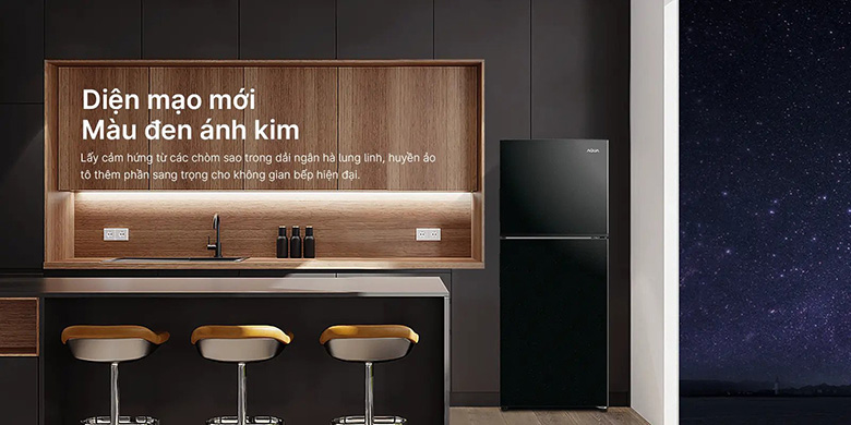 Tủ lạnh Aqua Inverter 189 lít AQR-T220FA(FB)