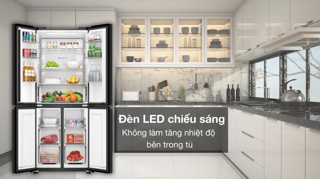 Tủ lạnh Aqua Inverter 410 lít AQR-M466XA(GB) - Các tiện ích đi kèm