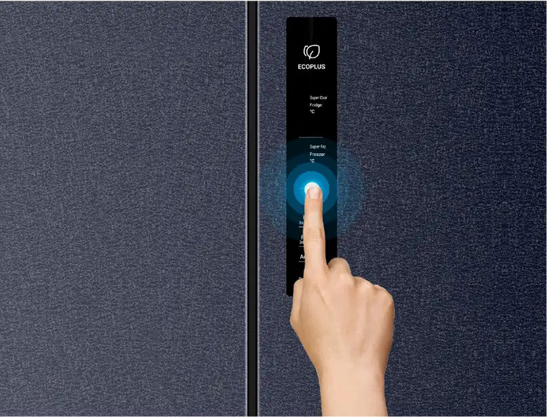 Tủ lạnh Aqua AQR-M466XA(CBC) điều khiển cảm ứng