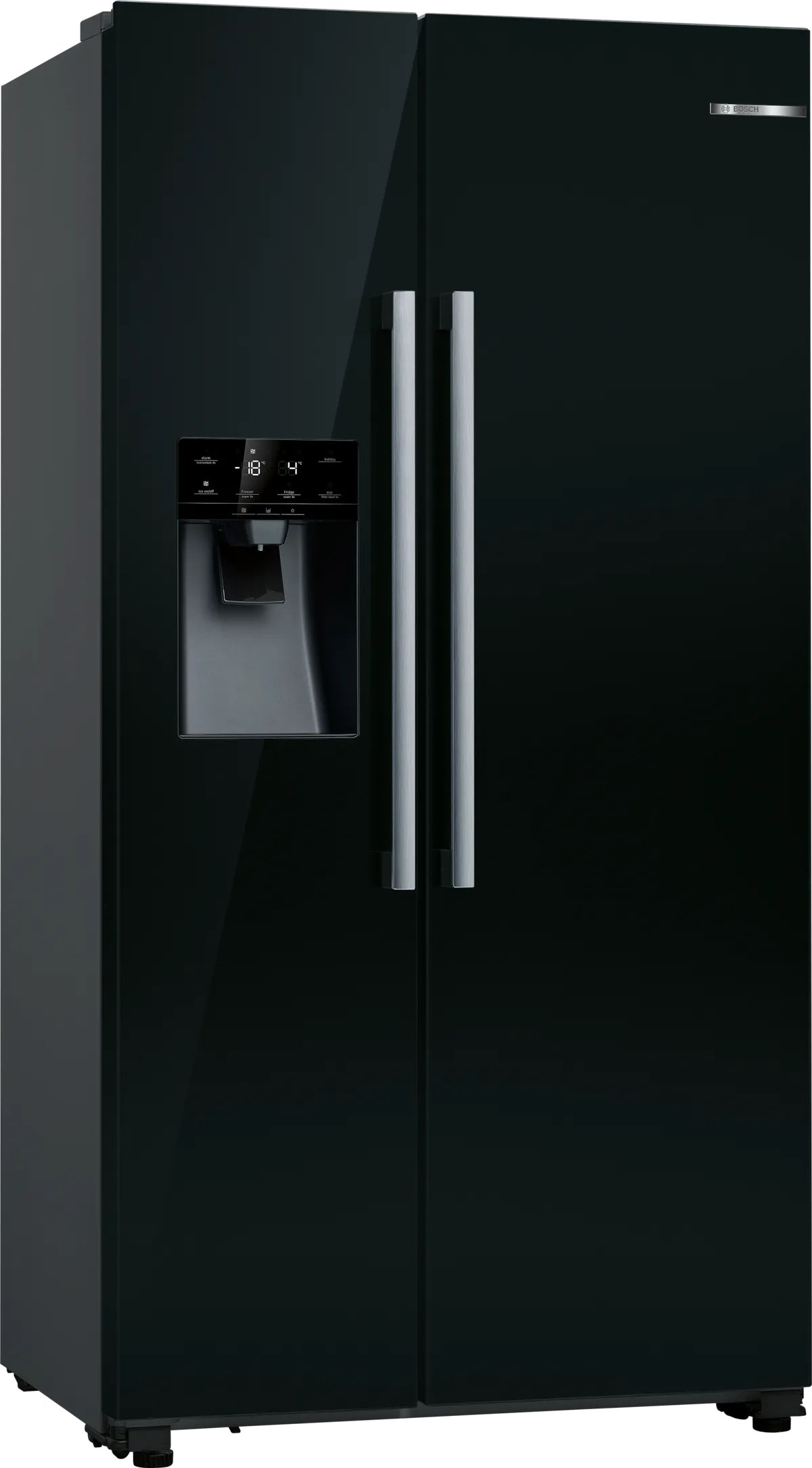 Tủ lạnh Bosch Side by Side Serie 6 562 lít lấy nước, đá ngoài KAD93ABEP – Màu Đen - Thiết kế Side by Side màu đen sang trọng