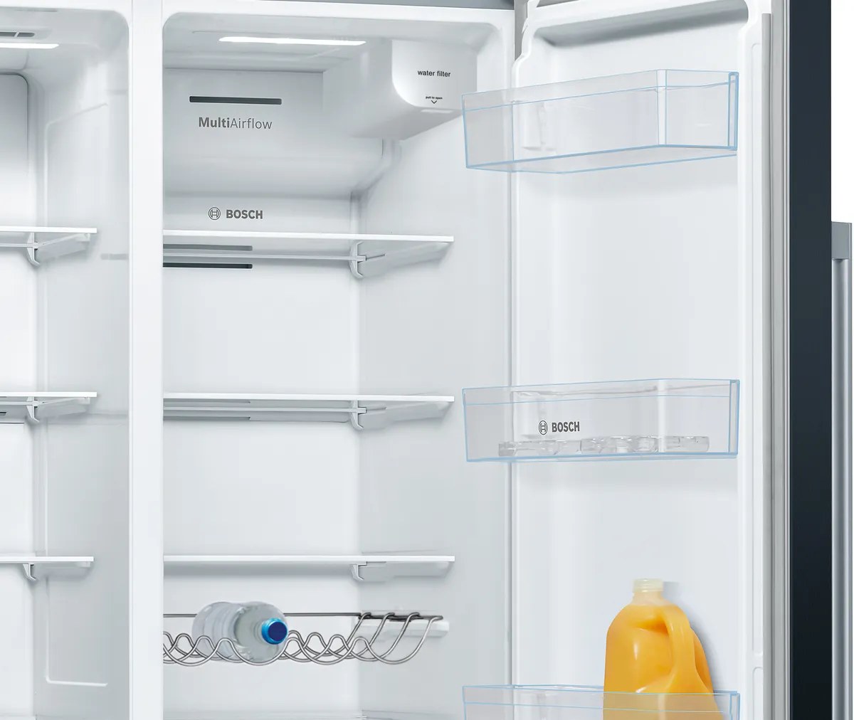 Tủ lạnh Bosch Side by Side Serie 6 562 lít lấy nước, đá ngoài KAD93ABEP – Màu Đen - Total NoFrost không đóng tuyết
