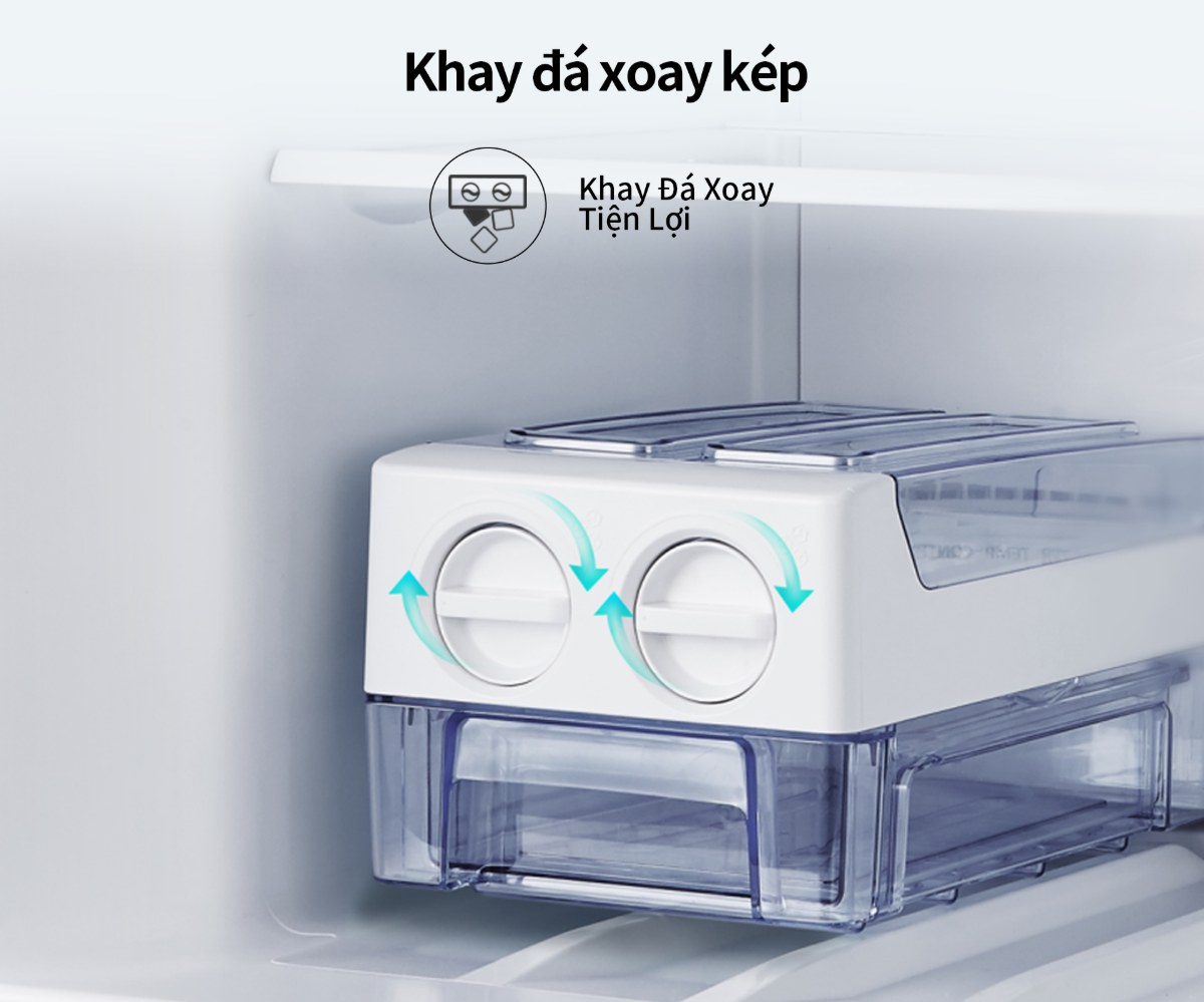 Tủ lạnh Hisense Inverter 324 lít RT469N4EBU Mới 2026 - Khay đá xoay kép
