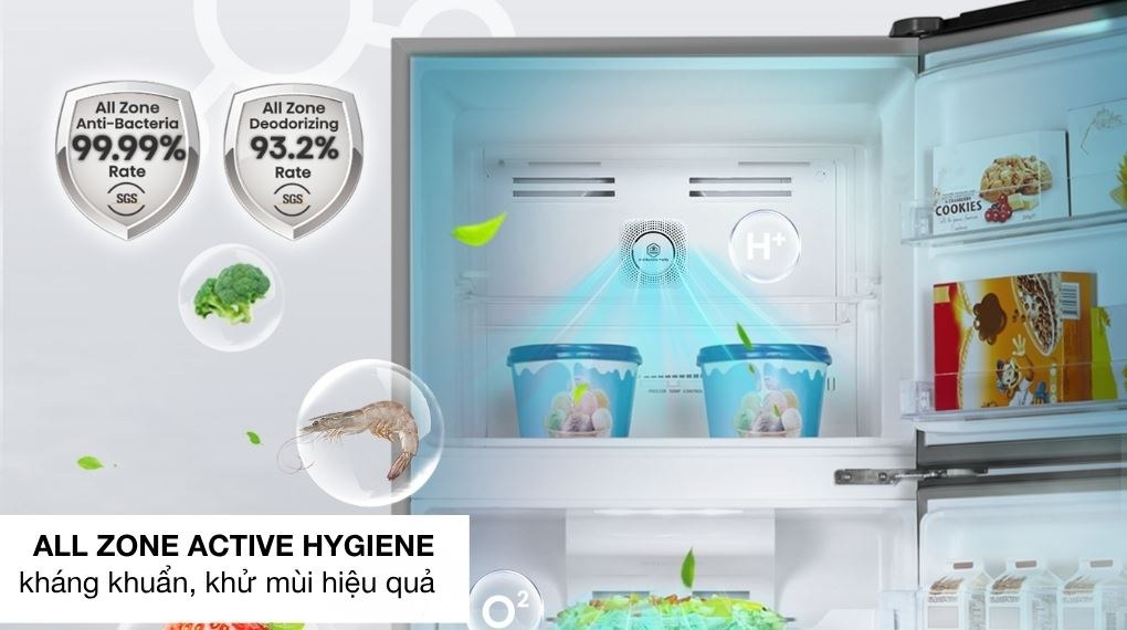 Tủ lạnh Hisense Inverter 424 lít RT549N4EBU Mới 2026 - Công nghệ kháng khuẩn, khử mùi