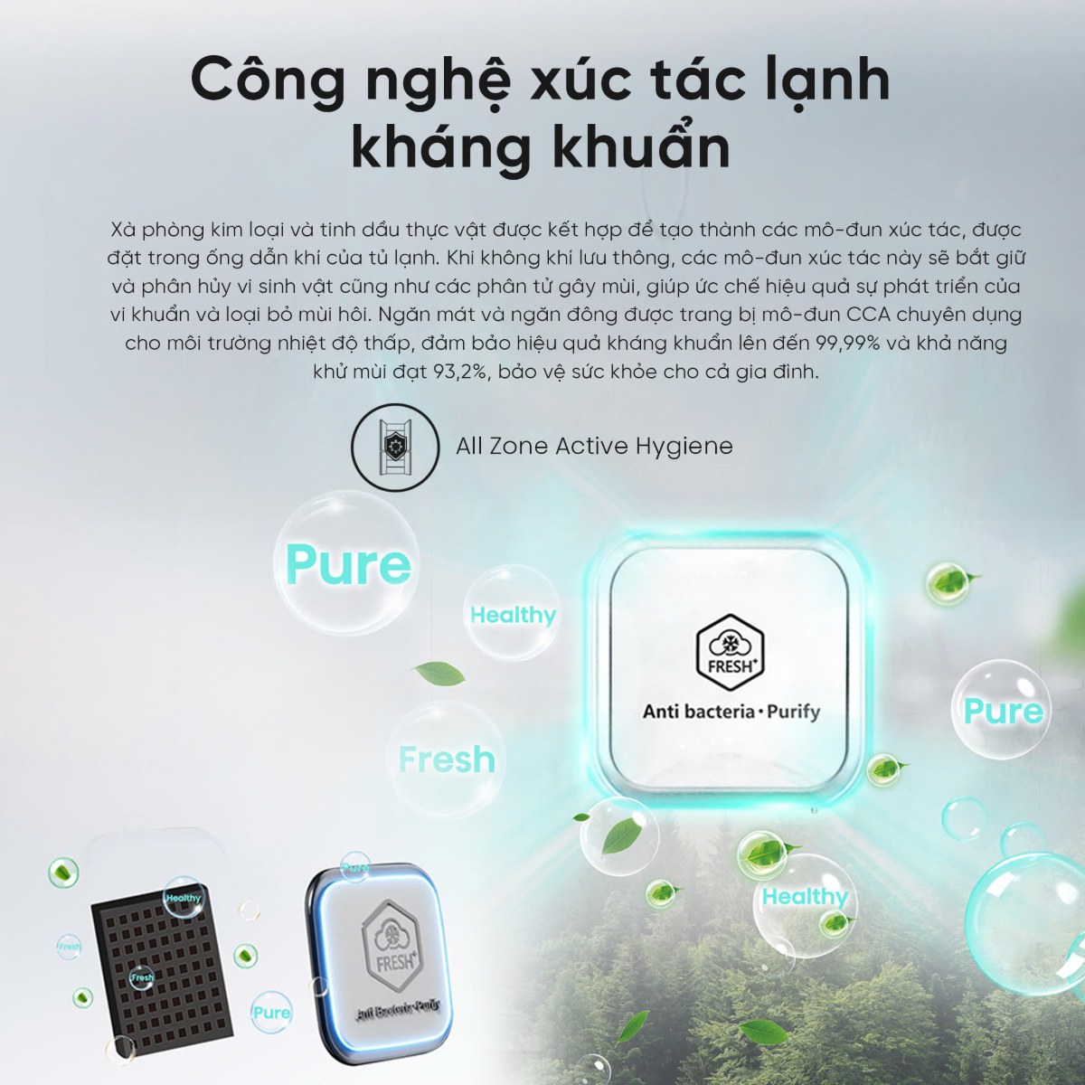 Tủ lạnh Hisense Inverter 544 lít Side By Side RS708N4EBN Mới 2026 - Công nghệ xúc tác lạnh kháng khuẩn