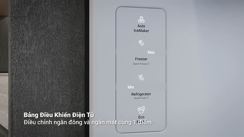 Tủ lạnh Hitachi Inverter 409 lít HRTN6443SAGMGVN - Bảng điều khiển điện tử