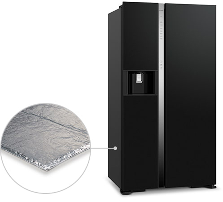 Tủ lạnh Hitachi Inverter 573 lít R-SX800GPGV0 (GBK ) cách nhiệt chân không VIP