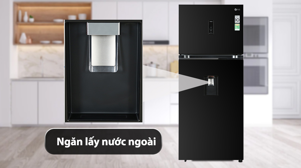 Tủ lạnh LG Inverter 374 lít GN-D372BLA - Ngăn lấy nước ngoài Tủ lạnh LG Inverter 374 lít GN-D372BLA - Ngăn lấy nước ngoài
