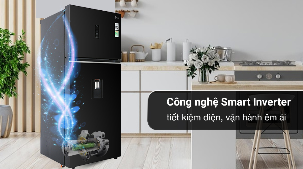 Tủ lạnh LG Inverter 374 lít GN-D372BLA - Công nghệ tiết kiệm điện Tủ lạnh LG Inverter 374 lít GN-D372BLA - Công nghệ tiết kiệm điện