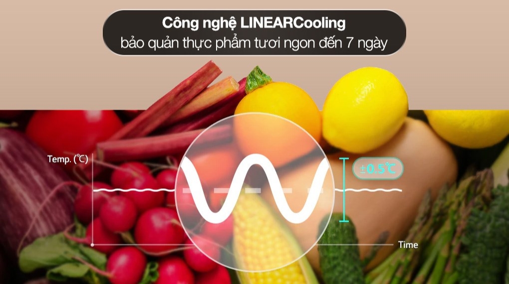 Tủ lạnh LG Inverter 641 lít Side By Side LSI63BLMA - Công nghệ làm lạnh + Công nghệ bảo quản thực phẩm