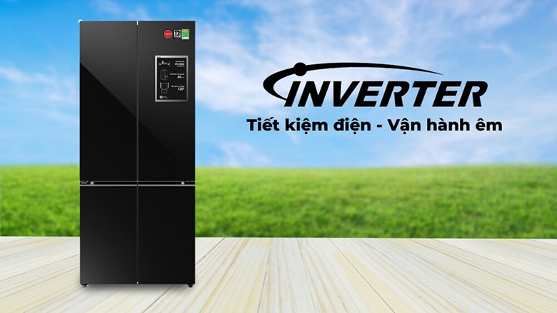 Tủ lạnh Panasonic 4 cánh Inverter 510 lít NR-X561BK-VN - Vận hành bền bỉ, êm ái và tiết kiệm điện năng hiệu quả