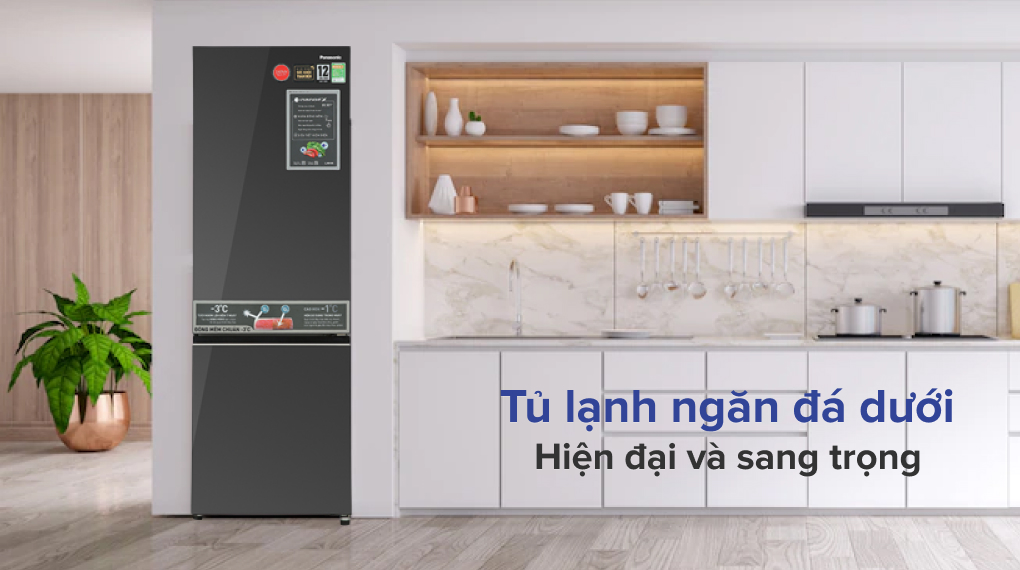 Tủ lạnh Panasonic Inverter 325 lít NR-BC361VGMV - Thiết kế Tủ lạnh Panasonic Inverter 325 lít NR-BC361VGMV - Thiết kế
