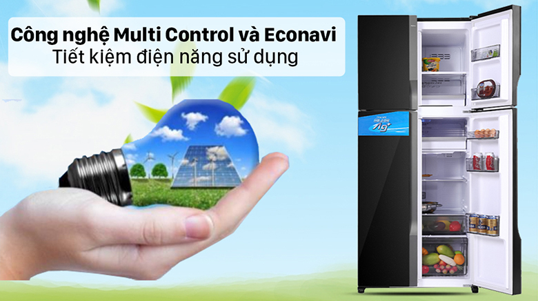 Tủ lạnh Panasonic Inverter 550 lít NR-DZ601VGKV tiết kiệm điện