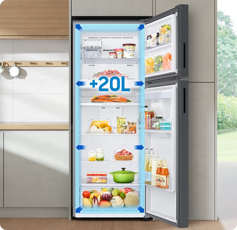 Tủ lạnh Samsung Bespoke Inverter RT35CB56448CSV dung tích lớn