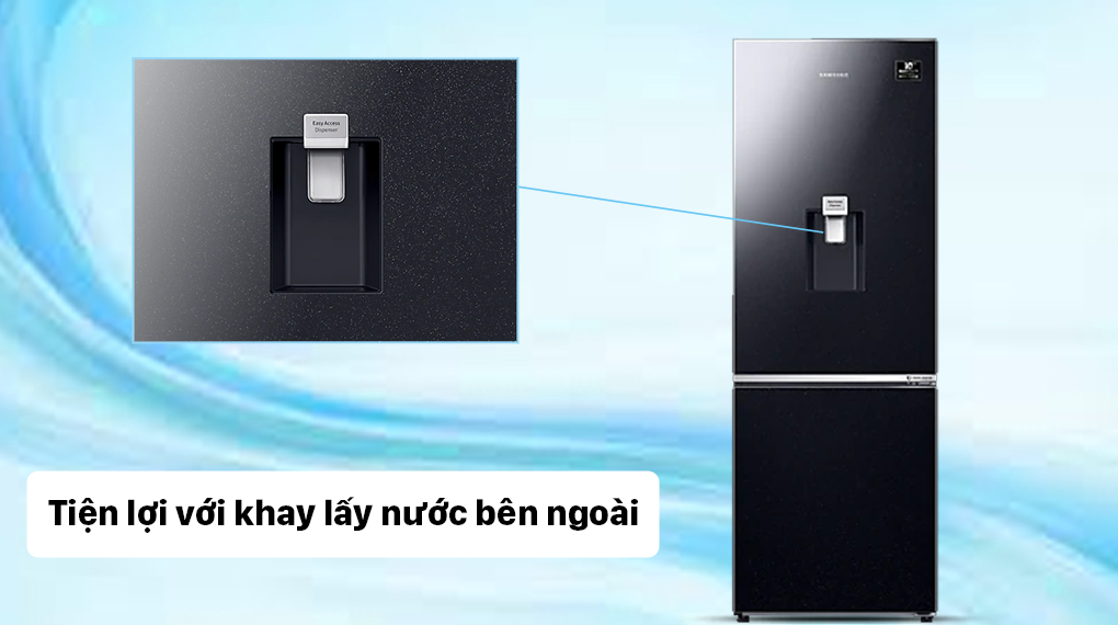 Tủ lạnh Samsung Inverter 307 lít RB30N4190BU/SV - Tiện ích lấy nước ngoài Tủ lạnh Samsung Inverter 307 lít RB30N4190BU/SV - Tiện ích lấy nước ngoài
