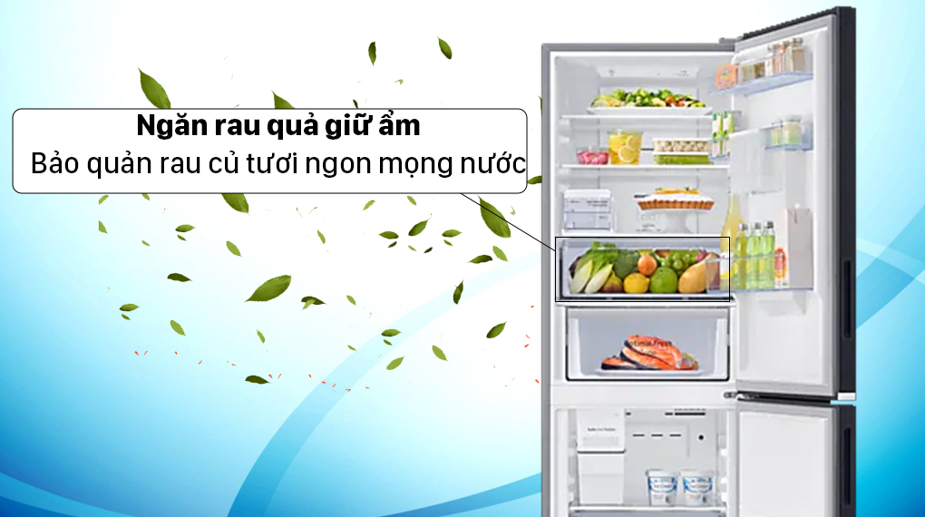 Tủ lạnh Samsung Inverter 307 lít RB30N4190BU/SV - Bảo quản rau củ mọng nước Tủ lạnh Samsung Inverter 307 lít RB30N4190BU/SV - Bảo quản rau củ mọng nước