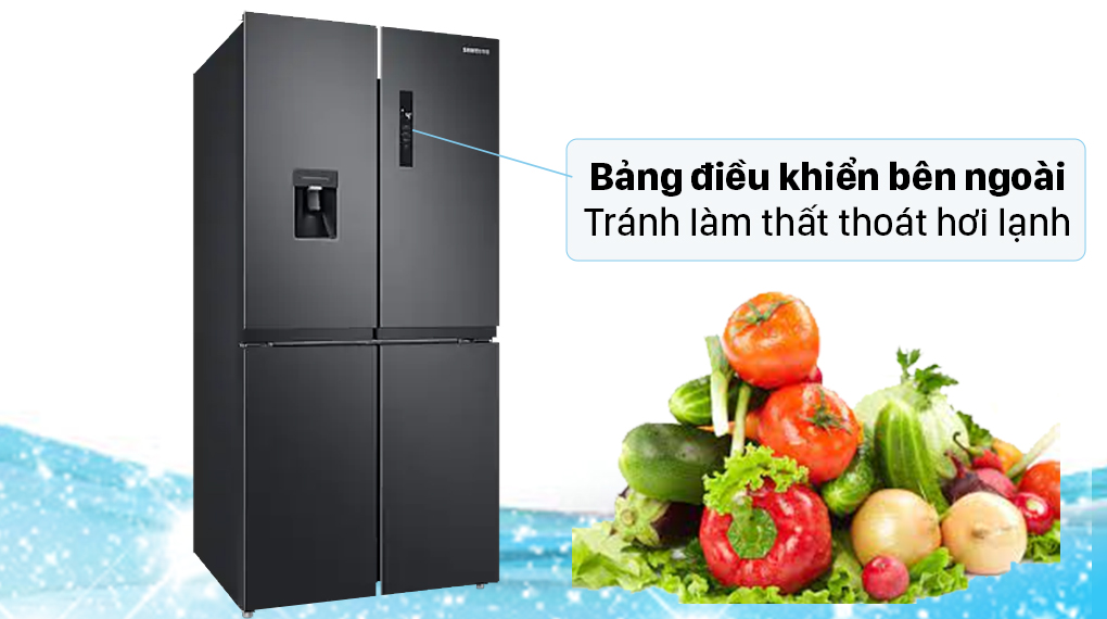 Tủ lạnh Samsung Inverter 488 lít RF48A4010B4/SV - Bảng điều khiển bên ngoài Tủ lạnh Samsung Inverter 488 lít RF48A4010B4/SV - Bảng điều khiển bên ngoài