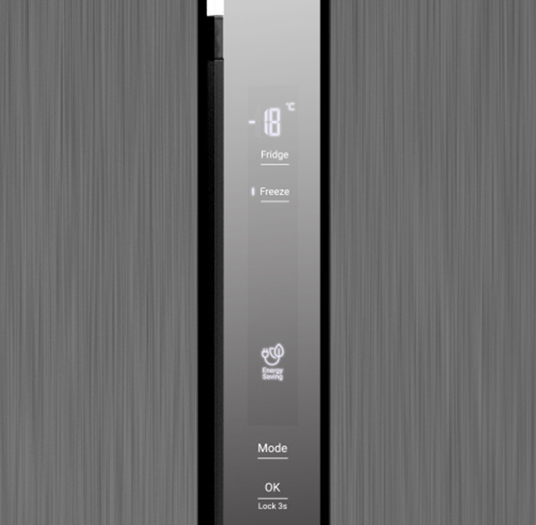 Tủ lạnh Hitachi HRSN9552DDXVN điều khiển cảm ứng bên ngoài mặt cửa
