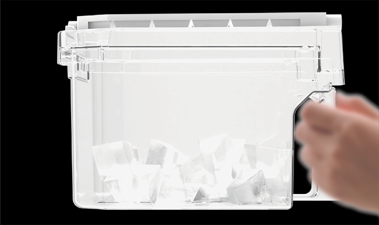 Tủ lạnh Sharp Inverter 330 lít SJ-XP352AE-SL khay đá xoay