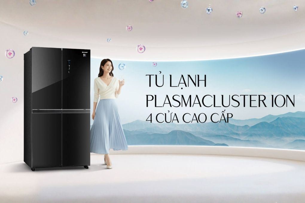 Tủ lạnh Sharp Inverter 466 lít Multi Door SJ-FXP560V-RG - Thiết kế