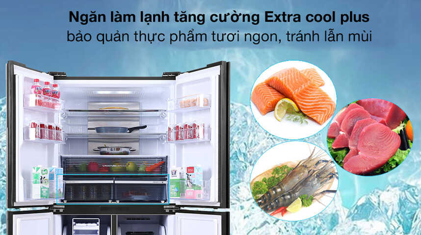 SJ-FX650V-MK có ngăn làm lạnh tăng cường SJ-FX650V-MK