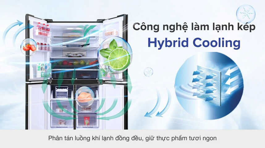 Tủ lạnh Sharp có dàn lạnh độc lập Tủ lạnh Sharp