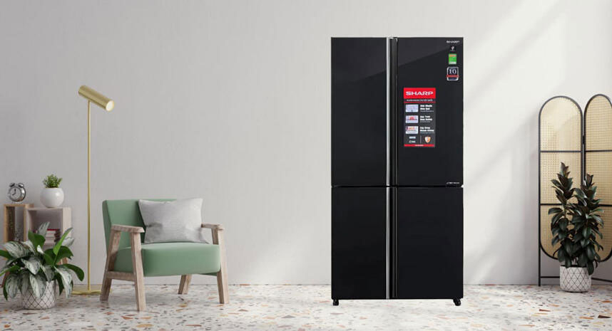 Tủ lạnh Sharp Inverter 572 lít SJ-FX650V-MK