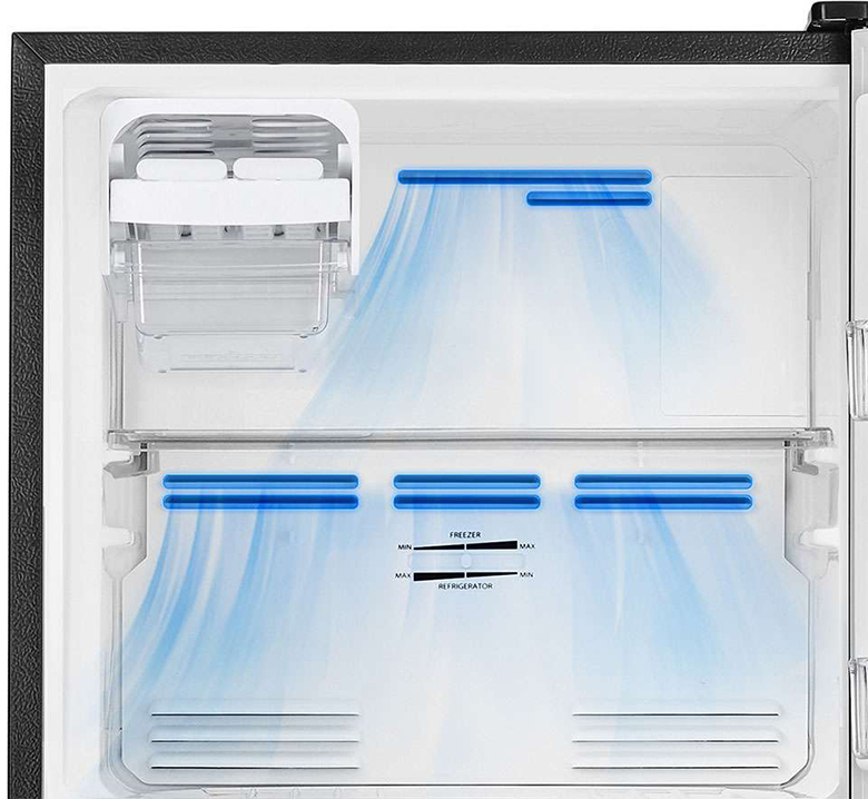 Tủ lạnh Toshiba Inverter 180 lít GR-RT234WE-PMV(52) công nghệ làm lạnh đa chiều