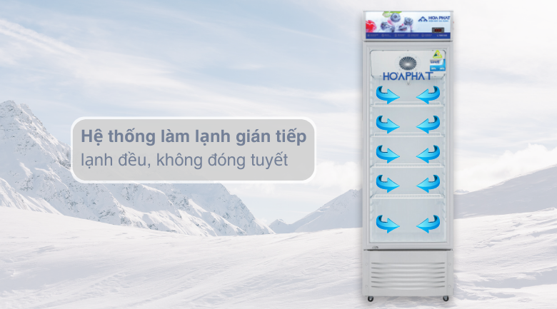 Công nghệ làm lạnh - Tủ mát Hoà Phát 242 lít HSR D6242 Công nghệ làm lạnh - Tủ mát Hoà Phát 242 lít HSR D6242