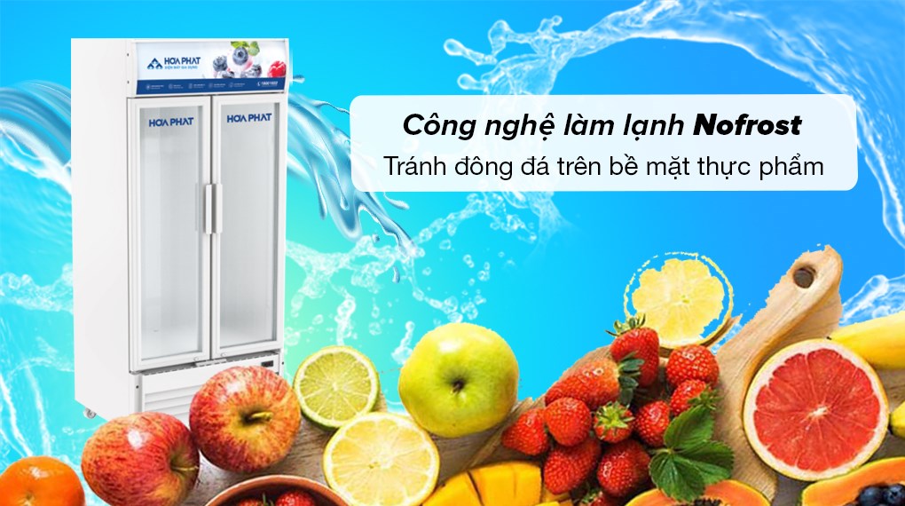 Tủ mát Hòa Phát 723 lít HSR D6723 - Công nghệ làm lạnh Nofrost làm lạnh thực phẩm hiệu quả, tránh đông đá trên bề mặt Tủ mát Hòa Phát 723 lít HSR D6723 - Công nghệ làm lạnh Nofrost làm lạnh thực phẩm hiệu quả, tránh đông đá trên bề mặt