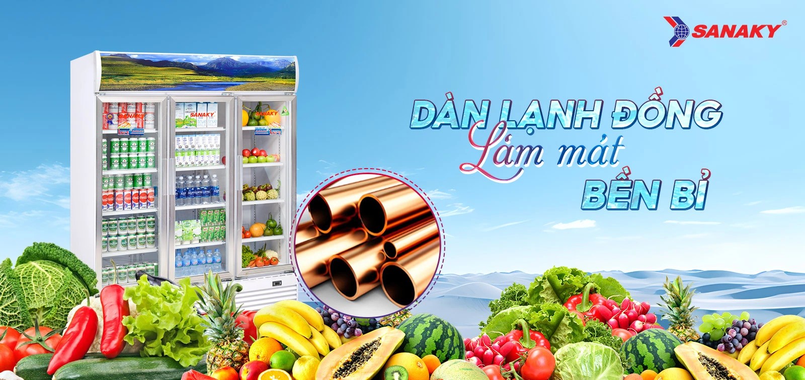 Dàn lạnh đồng làm mát bền bỉ