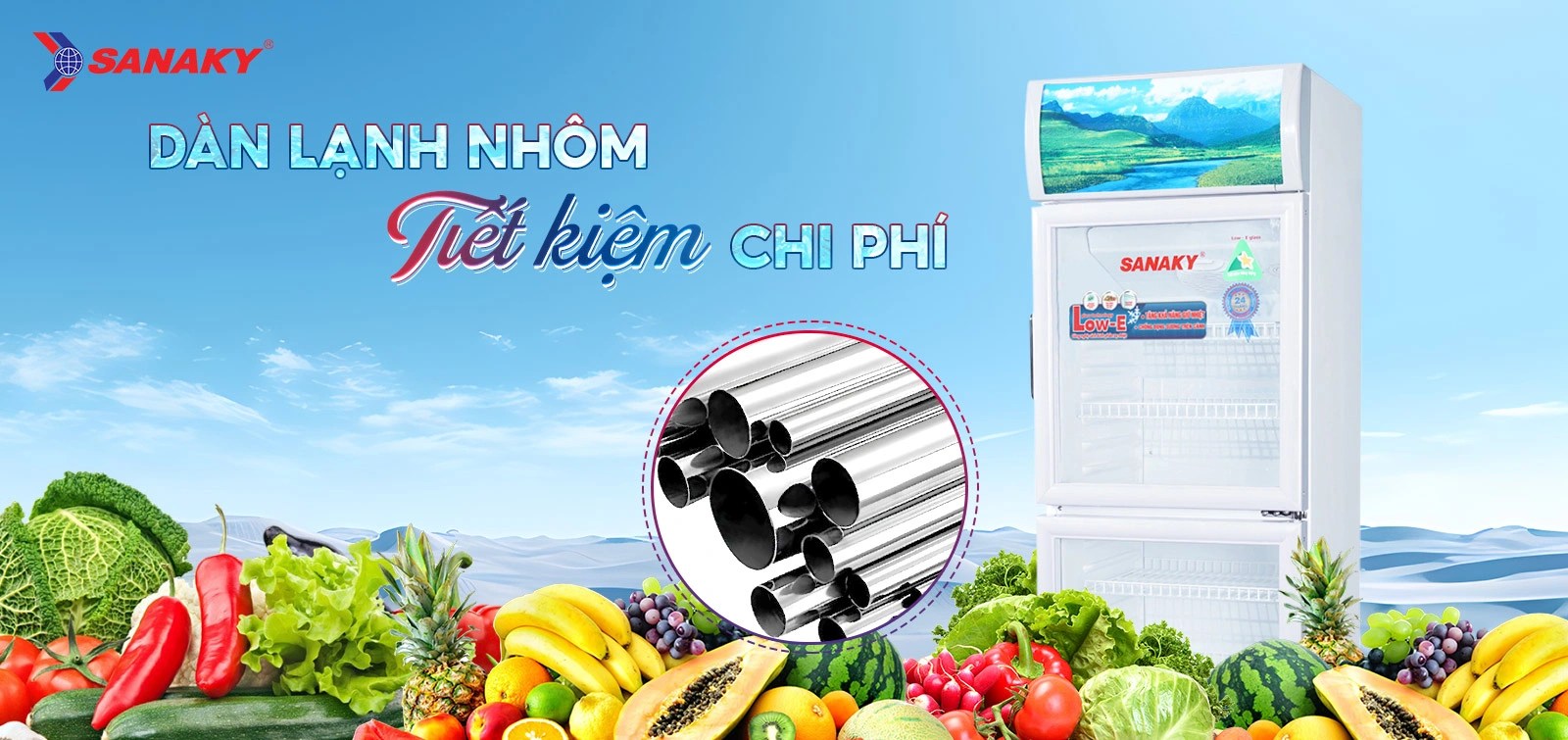 Dàn lạnh nhôm tiết kiệm chi phí Dàn lạnh nhôm tiết kiệm chi phí