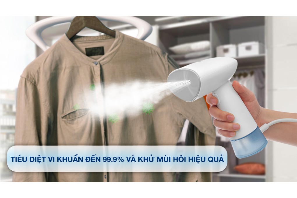 Bàn là hơi nước cầm tay Philips Series 1000 980W STH1000/10 - Thiết kế nhỏ gọn, tiện lợi mọi lúc mọi nơi