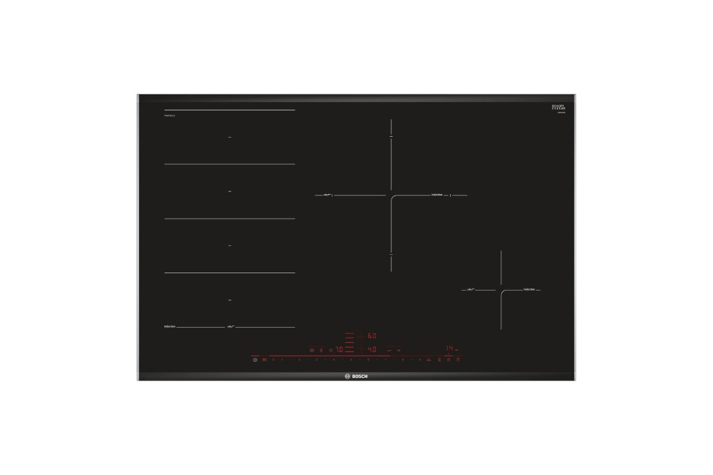 Bếp từ 4 vùng nấu Bosch PXE875DC1E seri 8 - FlexInduction ghép vùng nấu linh hoạt