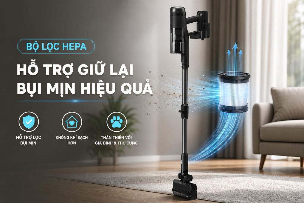 Bộ lọc HEPA, bảo vệ sức khỏe gia đình