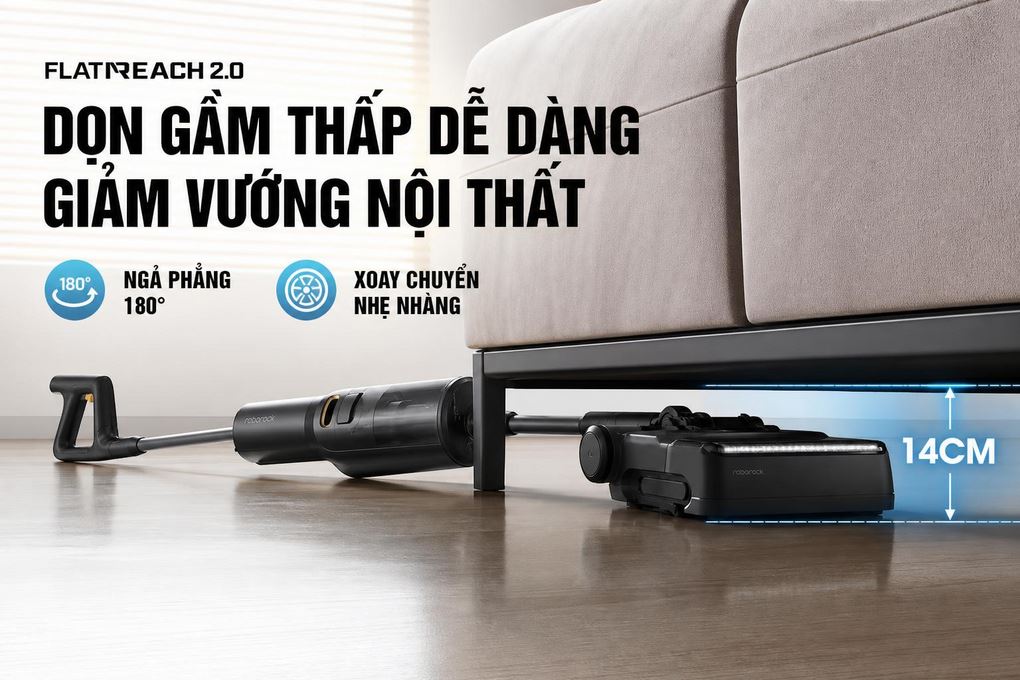 Máy hút bụi cầm tay với lực hút mạnh mẽ 25.000 Pa