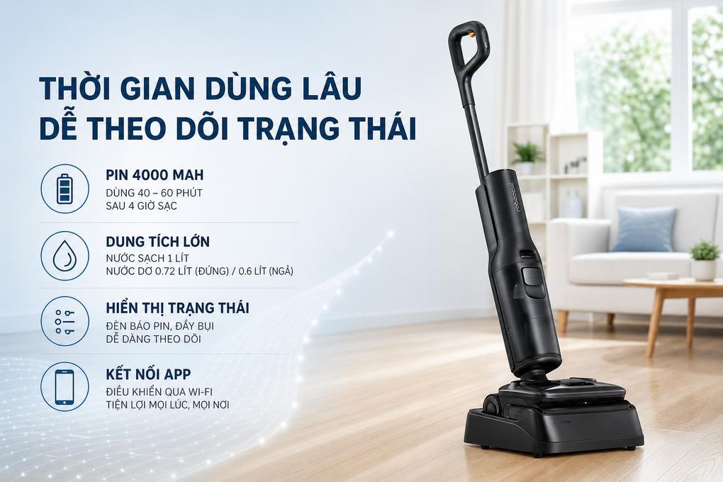 Khoang chứa linh hoạt theo tư thế sử dụng