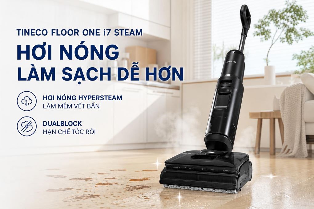 Thiết kế Tineco Floor One i7 Steam