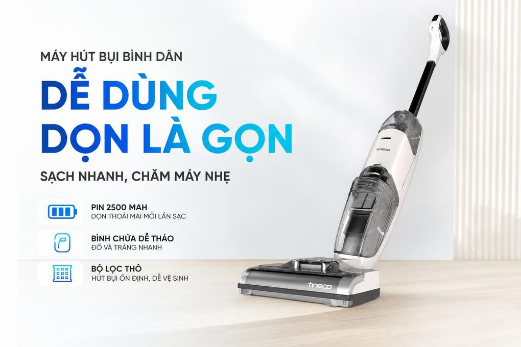 Thiết kế Tineco IFLOOR 2 MAX