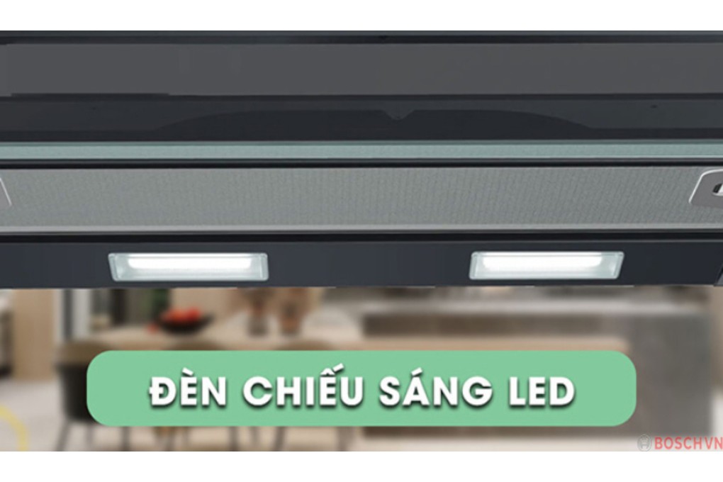 Máy hút mùi âm tủ Bosch DFT63CA61B màu đen - Nút bấm 3 mức hút
