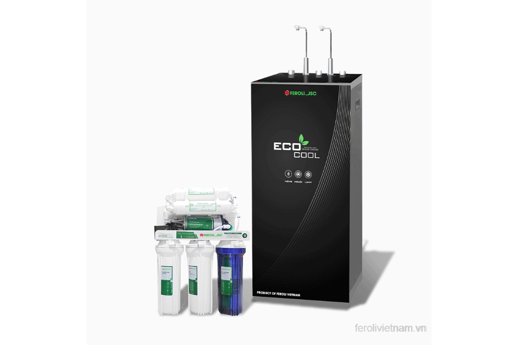 Máy lọc nước RO Feroli.,JSC Eco Cool có chức năng nóng - lạnh - nguội