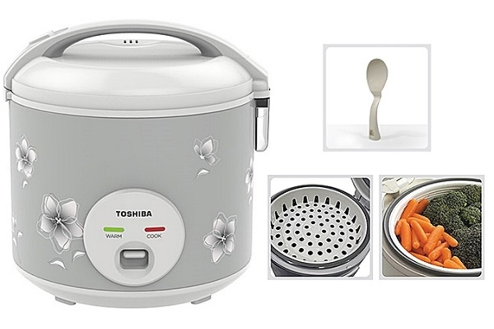 Lòng nồi chống dính bền bỉ, dễ vệ sinh - Toshiba RC-18JFM(H)VN